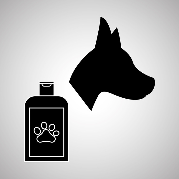 Pet shop design. állati ikonra. Care koncepciót, vektoros illusztráció - Vektor, kép