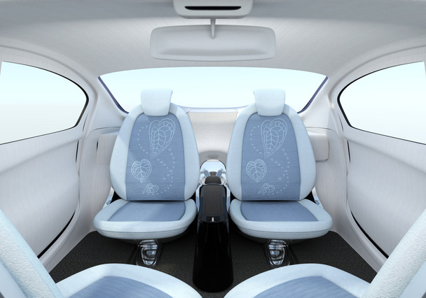 Auto-condução carro interior conceito
 - Foto, Imagem