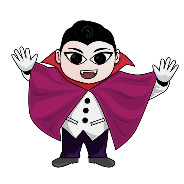 мультяшная иллюстрация клипарта вампира
 - Вектор,изображение