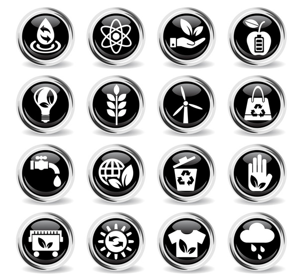Alternatív energia ikon készlet - Vektor, kép