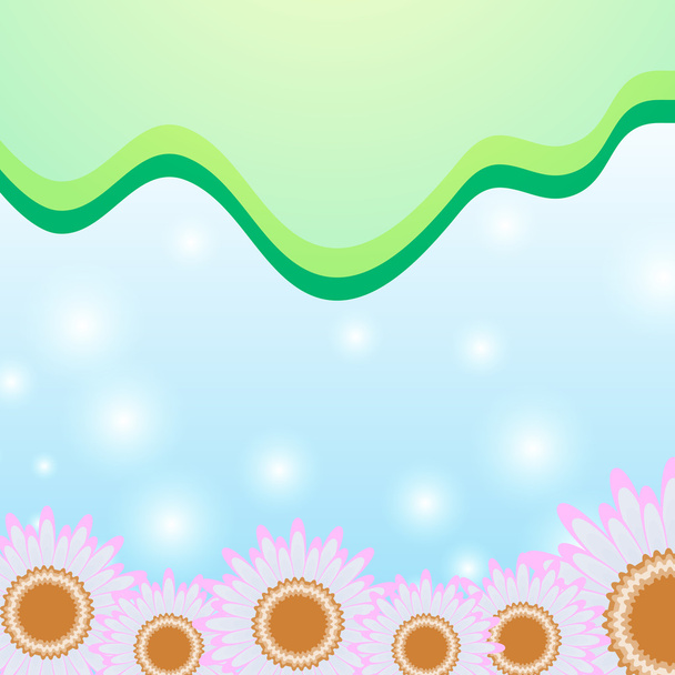 vector background with spring motif  - Vector, Image