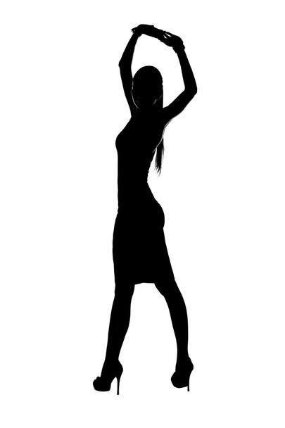 Dancing silhouette - Foto, Imagem