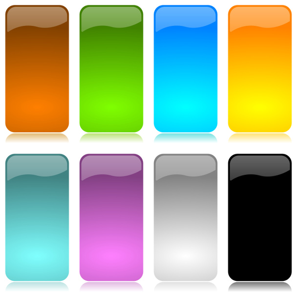 Colored and glossy vertical bar set - Photo, Image