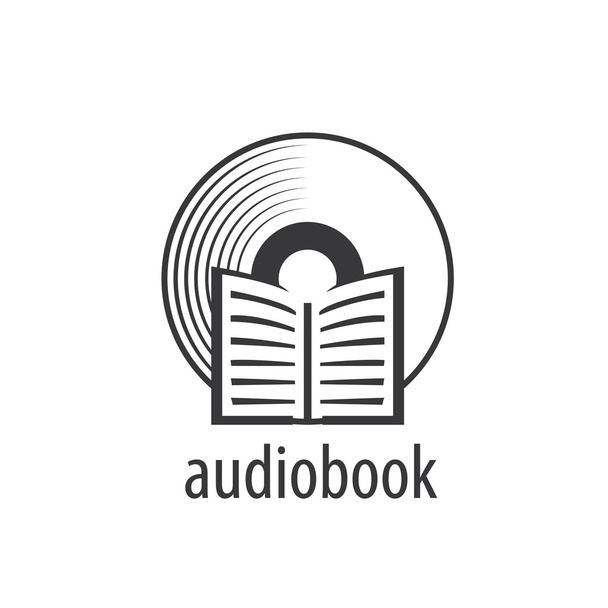 オーディオ ブック。ベクトルのロゴのテンプレート - ベクター画像