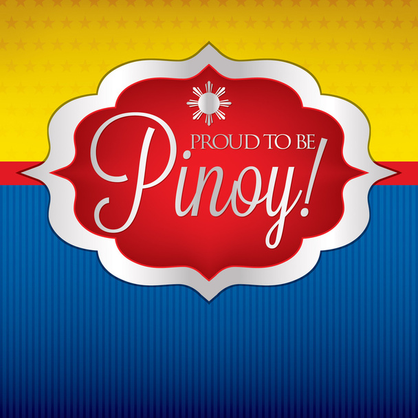 Elegant label Philippine Independence Day card in vector format. - Vector, Image
