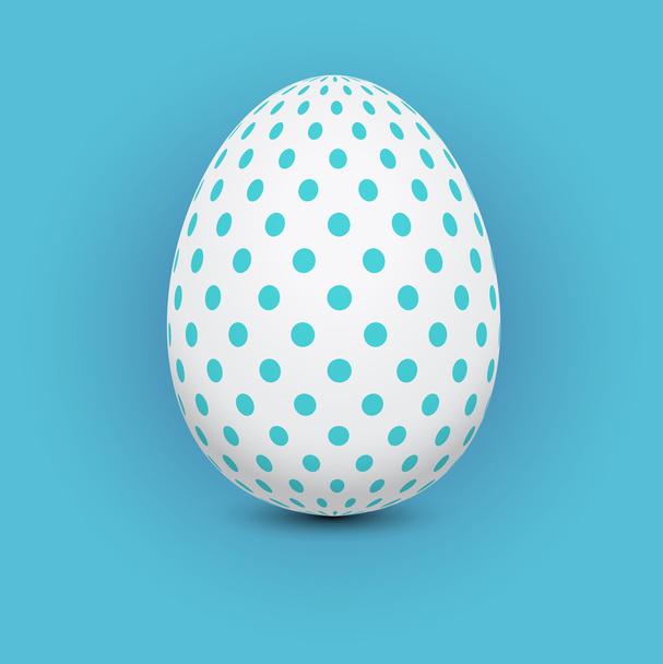 Velikonoční vajíčko s body. Vektorové ilustrace. - Vektor, obrázek