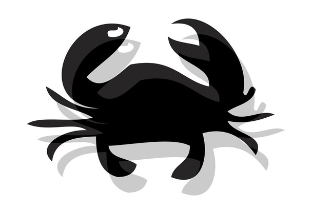 sea creatures silhouette vector - Vector, Image