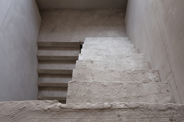 staircase cement concrete structure in residential house buildin - Photo, Image