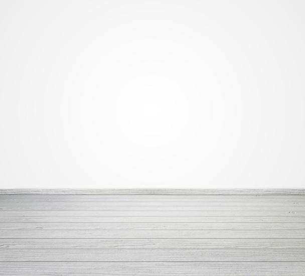 white wood floor isolated on a white  - Foto, Imagem