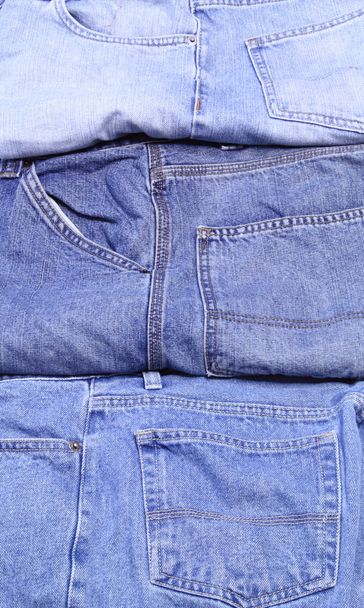 blauwe jeans - Foto, afbeelding