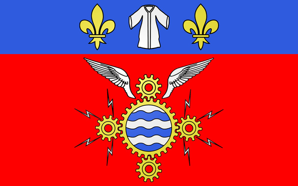 Bandiera di Argenteuil, Francia
 - Foto, immagini