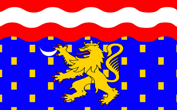 Vlag van Haute-Saone, Frankrijk - Foto, afbeelding