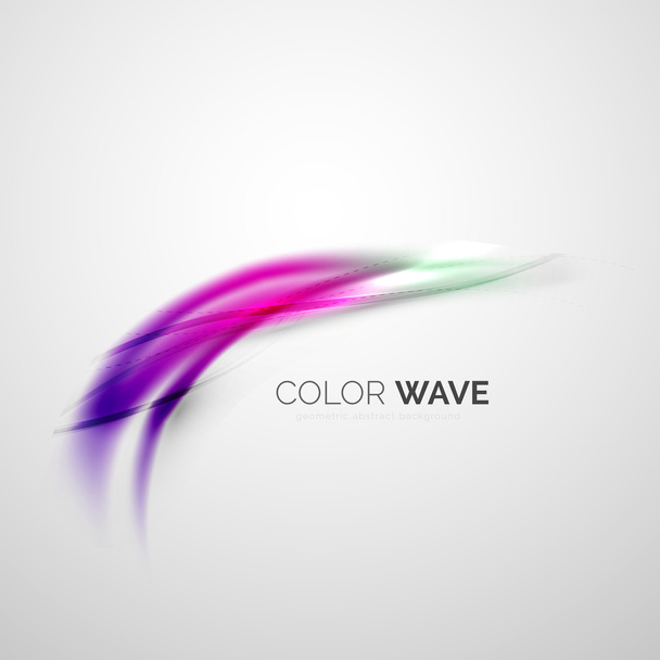 Сияющая цветовая волна
 - Вектор,изображение