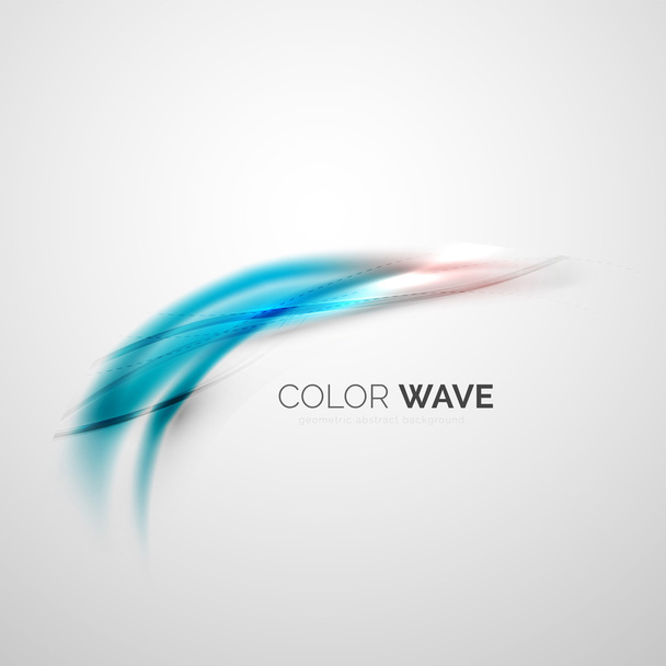 Shiny color wave - Vector, Image