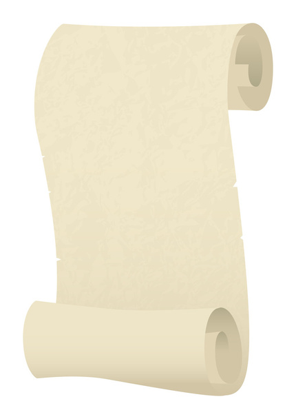 Vintage scroll papier - Vector, afbeelding