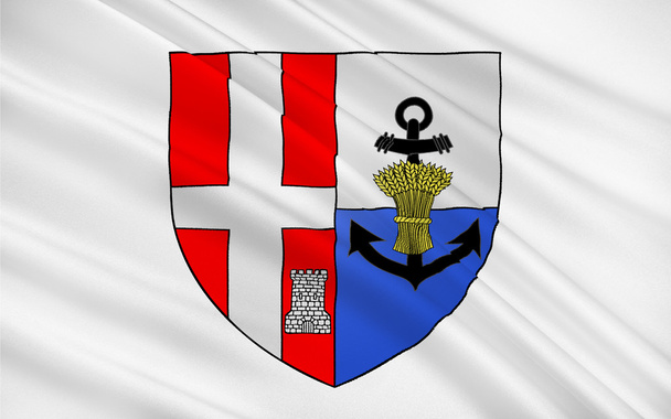 Bandeira de Albertville, França
 - Foto, Imagem