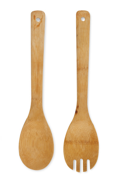 Wooden spoon and fork - Photo, Image