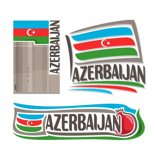 Vektor logo Azerbajdzsán - Vektor, kép