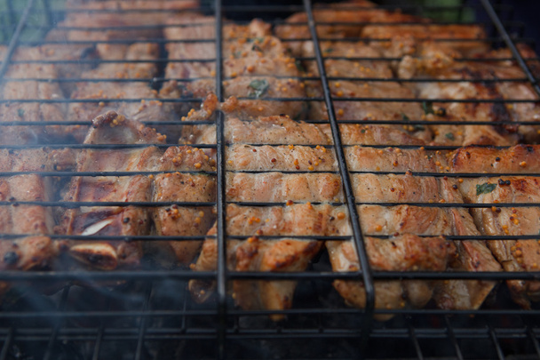 vlees BBQ-grill - Foto, afbeelding