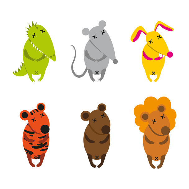 dierentuin dieren illustratie - Vector, afbeelding