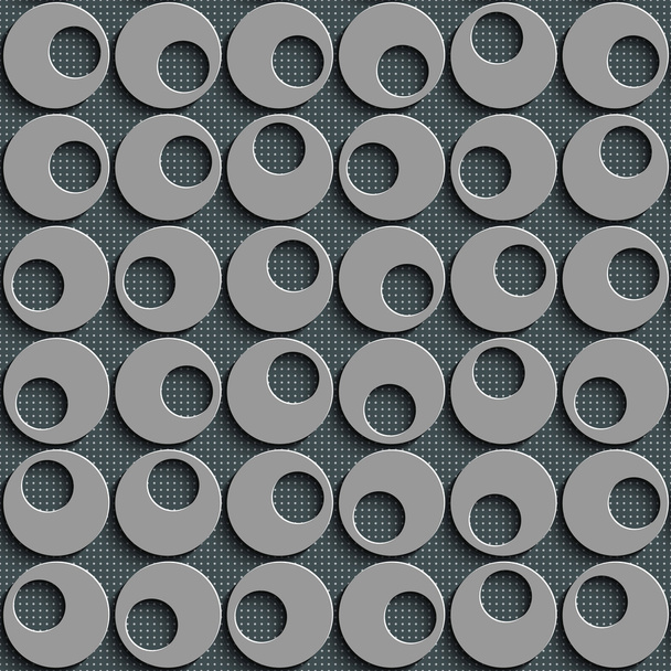 Seamless Circle Pattern - Vector, afbeelding