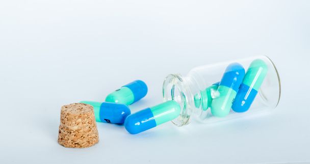 pastillas en frasco pequeño
 - Foto, Imagen