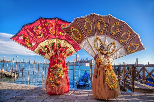 Híres karnevál Velencében, Olaszország - Fotó, kép