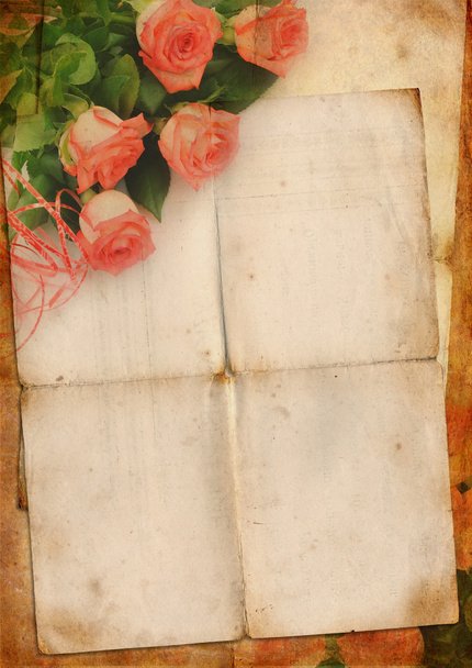 Blank for romantic letter - Фото, зображення