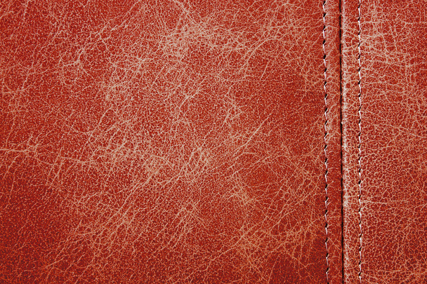Textuur rood leder - Foto, afbeelding