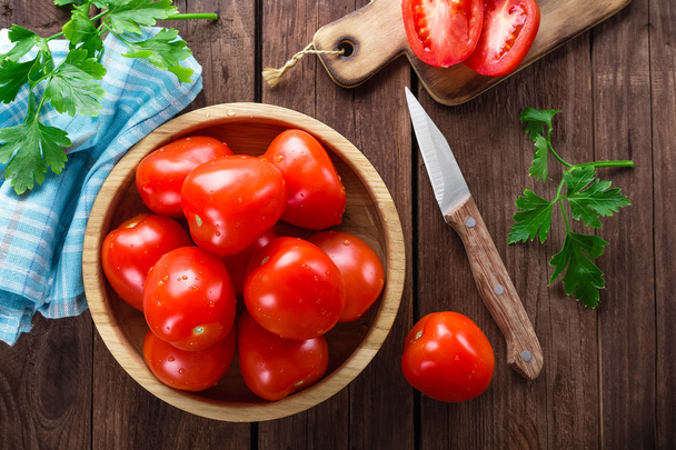 fresh tomatoes in bowl - Photo, Image