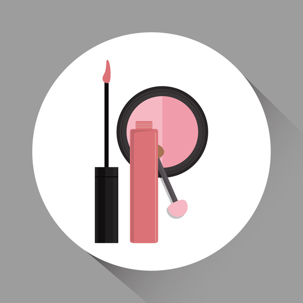 Maquillage design. icône cosmétique. concept de soins de la peau, illustration vectorielle
 - Vecteur, image