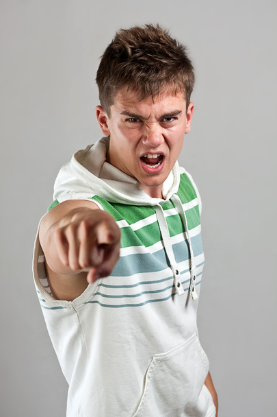 Young man pointing at you - Foto, Bild
