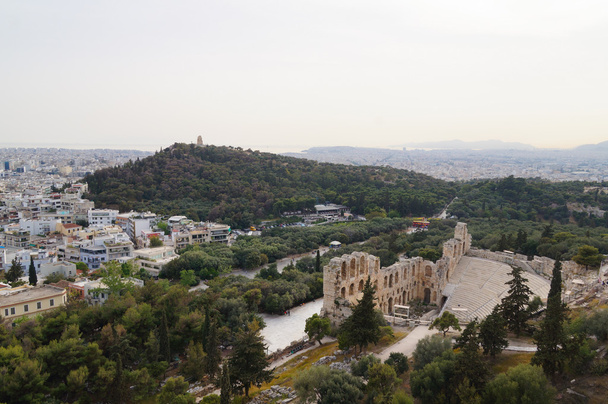 Atina, Yunanistan Akropolis Herodes Atticus Odeon - Fotoğraf, Görsel