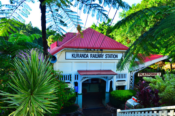 Kuranda treinstation in Queenland Australië - Foto, afbeelding