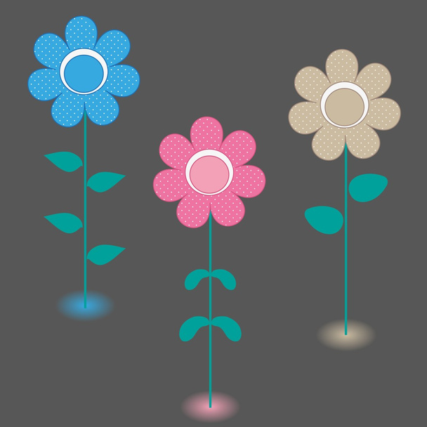 Fond floral abstrait
 - Vecteur, image