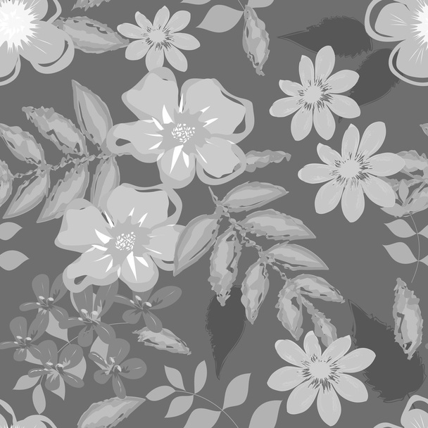 Abstraktní květina bezešvé vzor pozadí - Vektor, obrázek