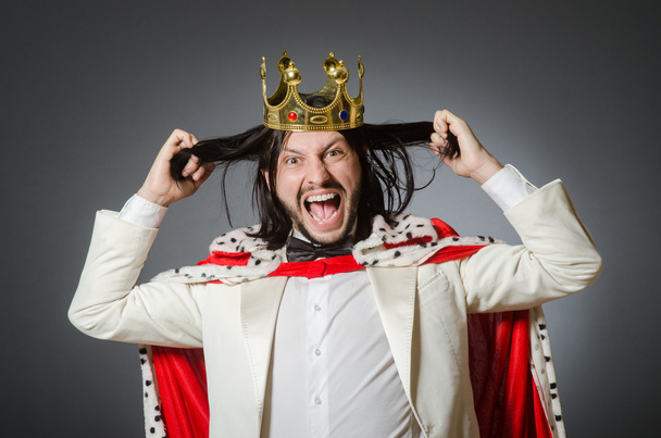 King businessman in royal business concept - Photo, Image