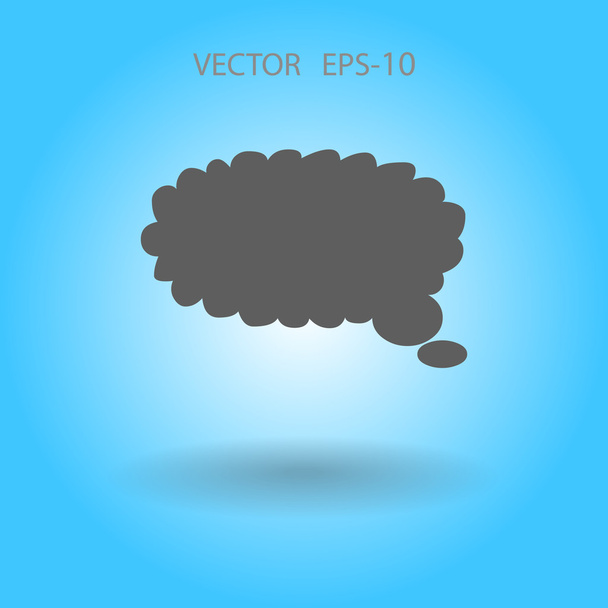 Flat  icon of a communication - Vetor, Imagem