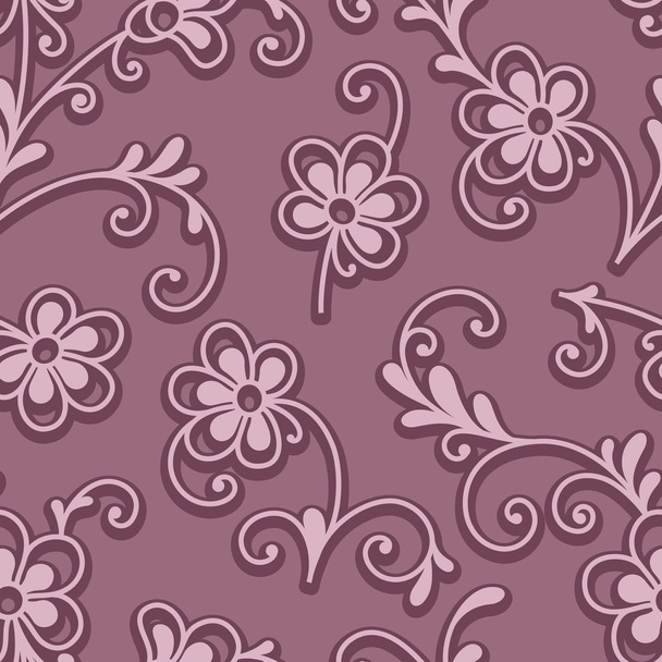 Small flowers, seamless floral pattern - Διάνυσμα, εικόνα