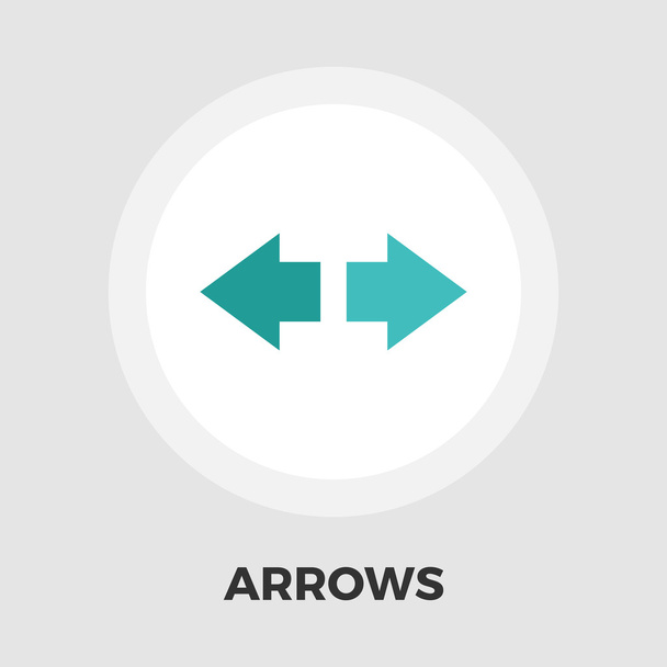 Arrow flat icon - Vektori, kuva