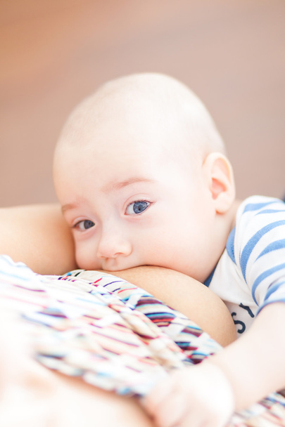 Baby breast feeding - Zdjęcie, obraz