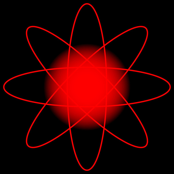 kalte Fusion; nukleare Reaktion - Vektor, Bild