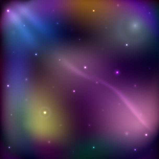 Stars in outer space, space background - Vector, Image