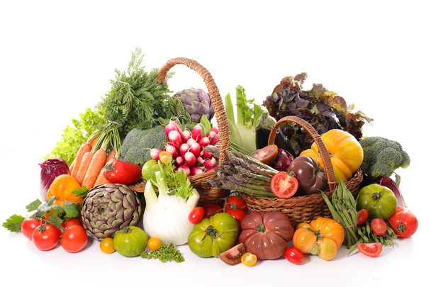 Rohes Obst und Gemüse - Foto, Bild