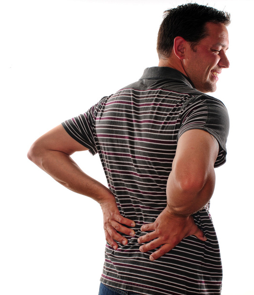 Schmerzen im unteren Rückenbereich - Foto, Bild