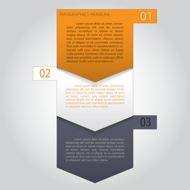 Modern business circle style options banner. Vector eps10 - Vector, Image