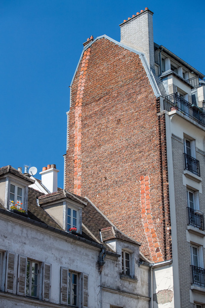 Parijs daken en gebouw cityview - Foto, afbeelding