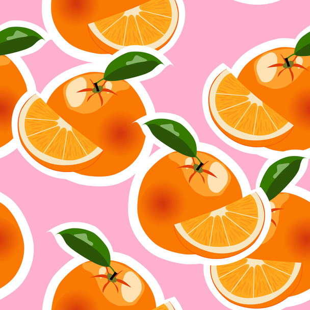 オレンジ色のベクトル パターン - ベクター画像