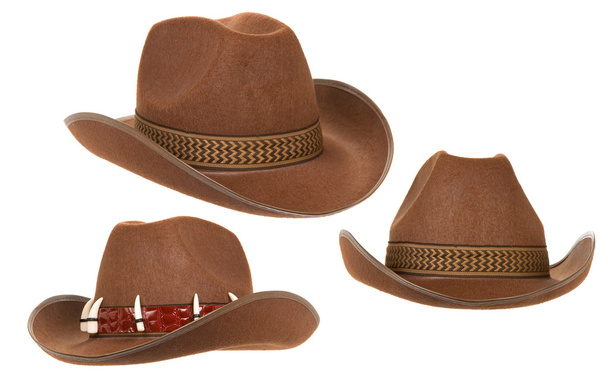 Cowboy hat isolated on white - Foto, Bild