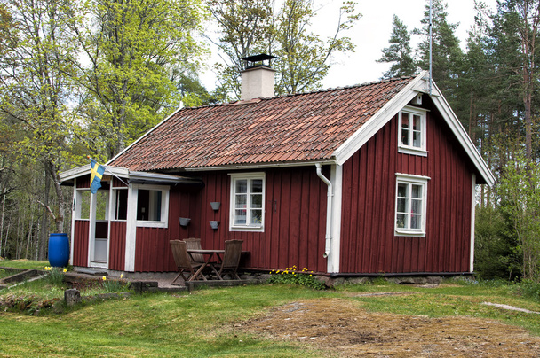 Σουηδικό καλοκαίρι σπίτι - Φωτογραφία, εικόνα